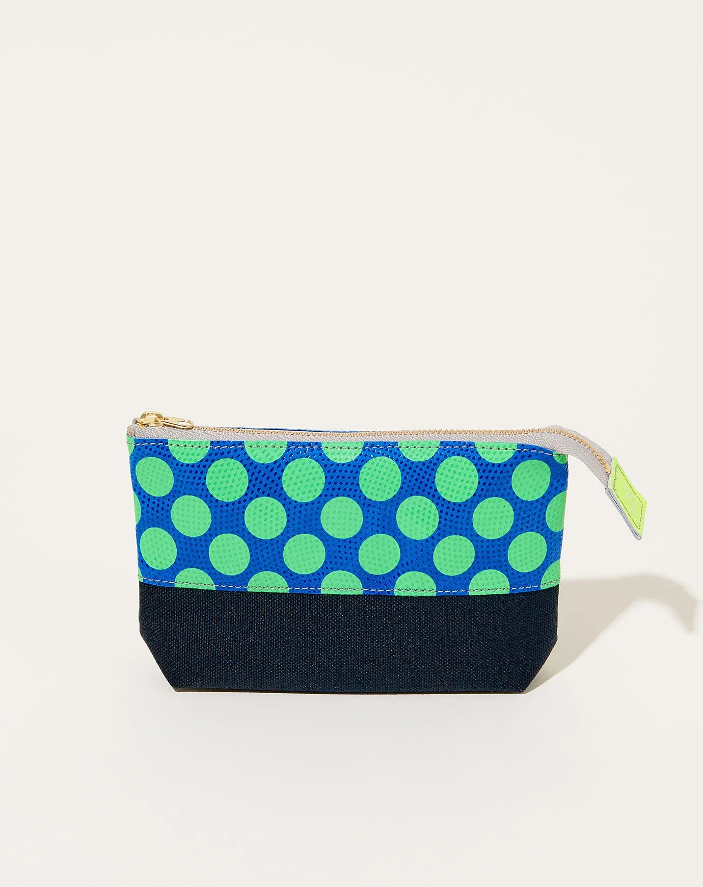 Ecology Leather Pouch in Neon Green