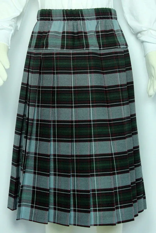 Elementary Plaid #523-1 Yoke Pleated Skirt