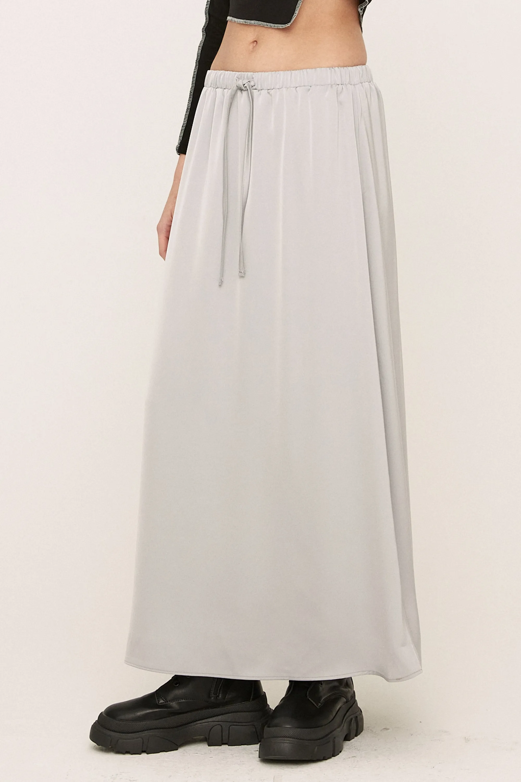 Elia Satin Maxi Skirt