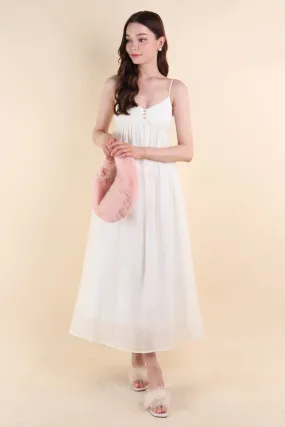 EMERSON CREPE MAXI IN CREAM