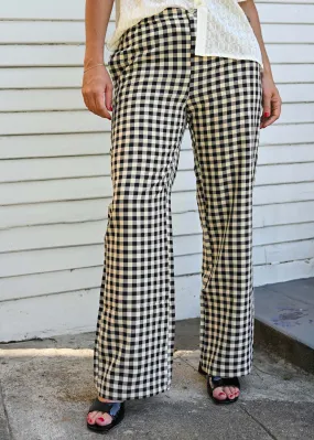 Estelle Pants - Black Gingham