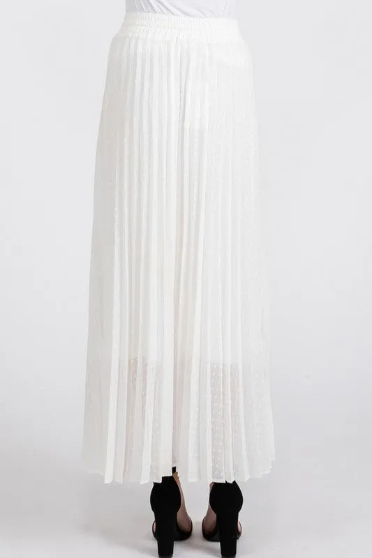 Eva Midi Skirt in White