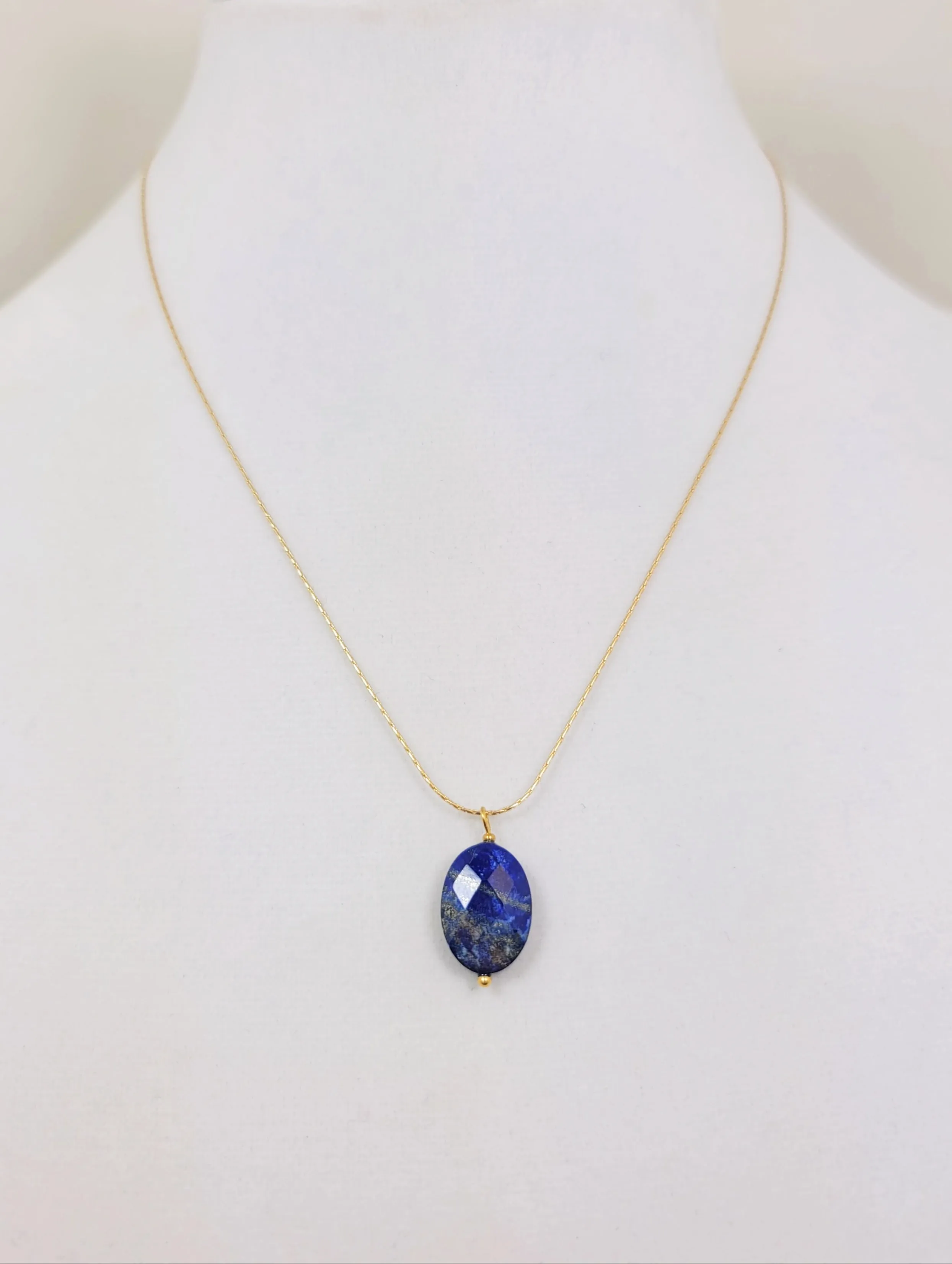 Faceted Stone Necklace