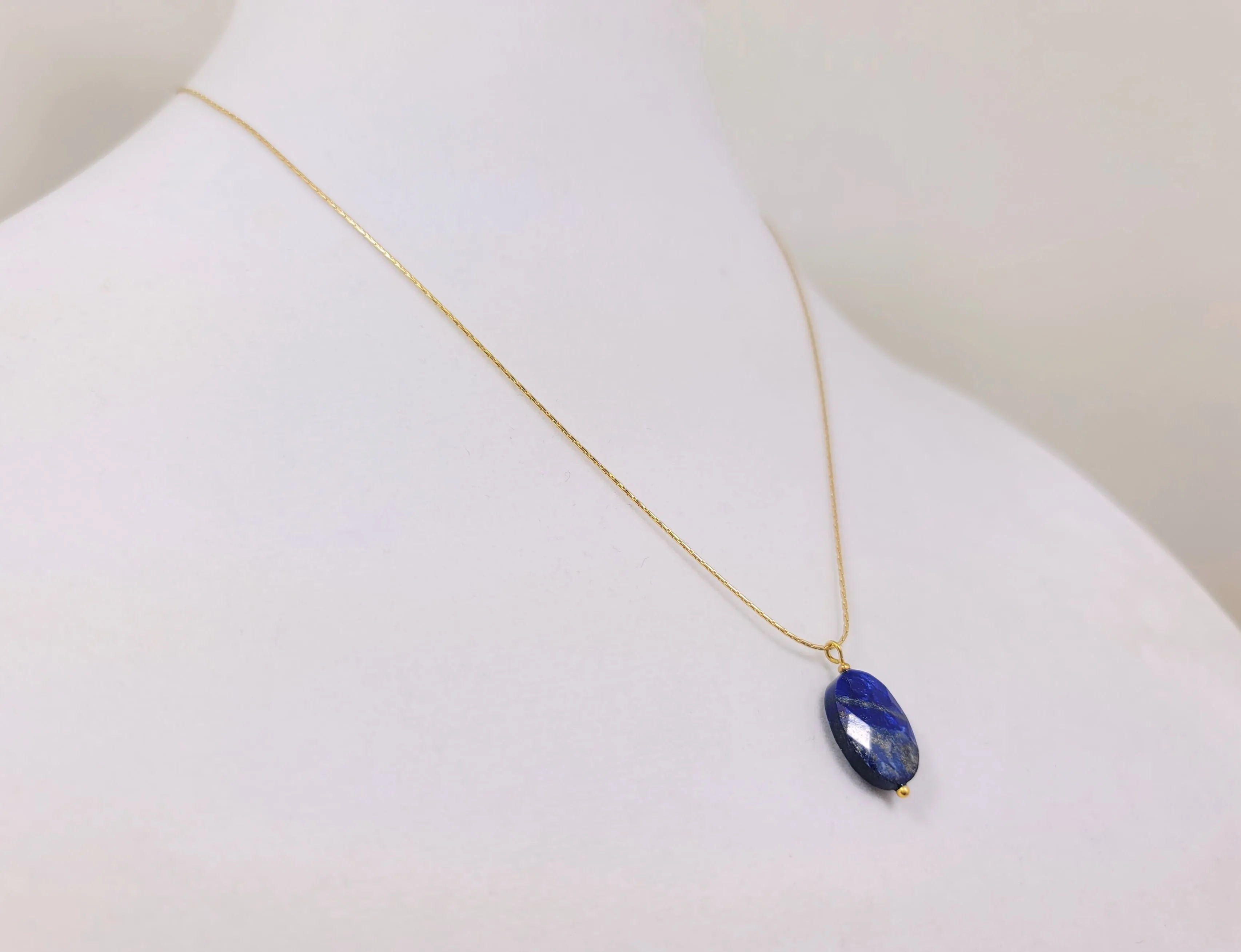 Faceted Stone Necklace