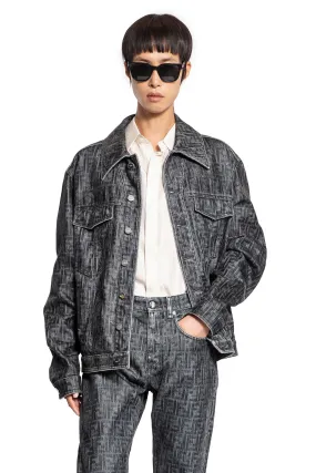 FENDI MAN GREY JACKETS