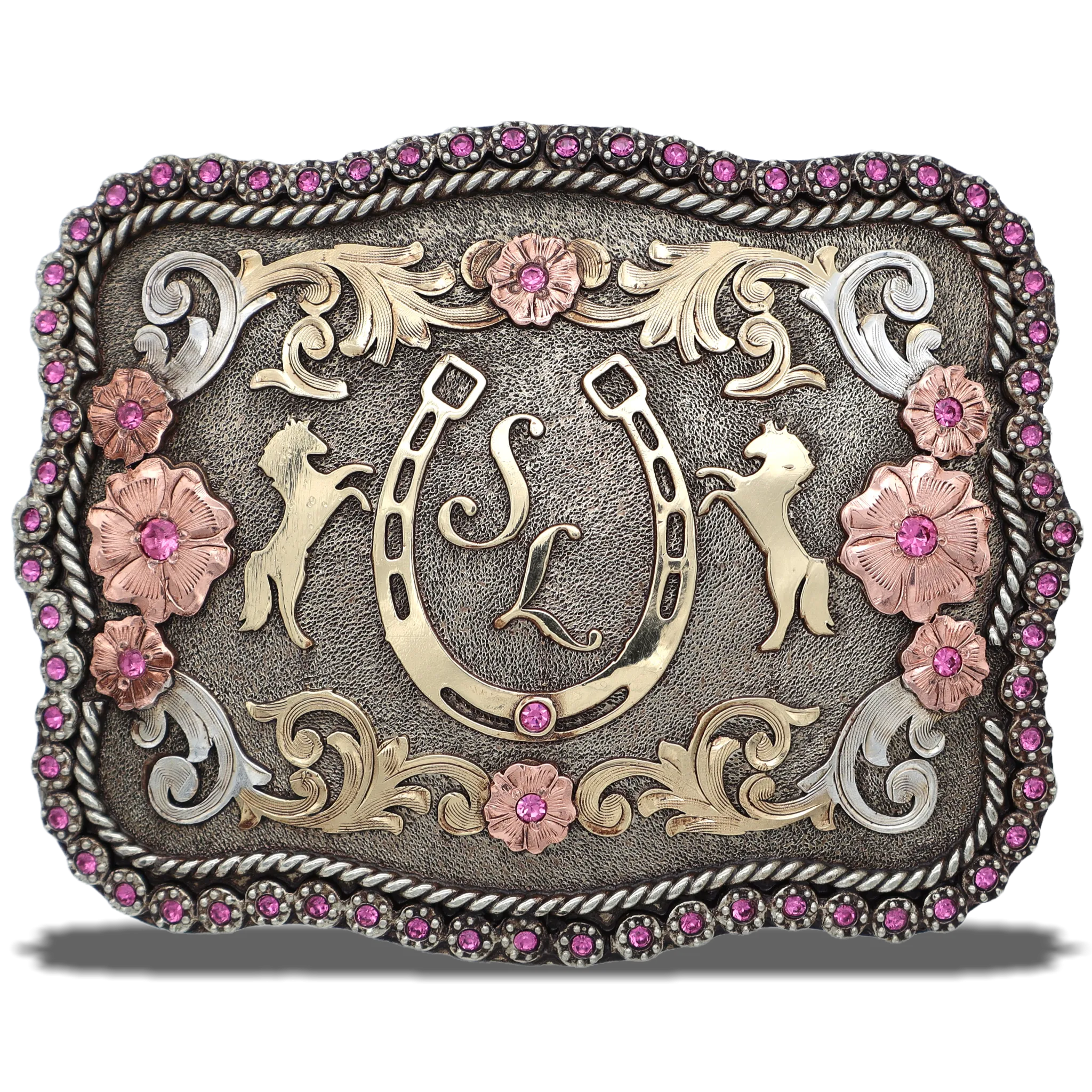 Golden Gallop Custom Buckle