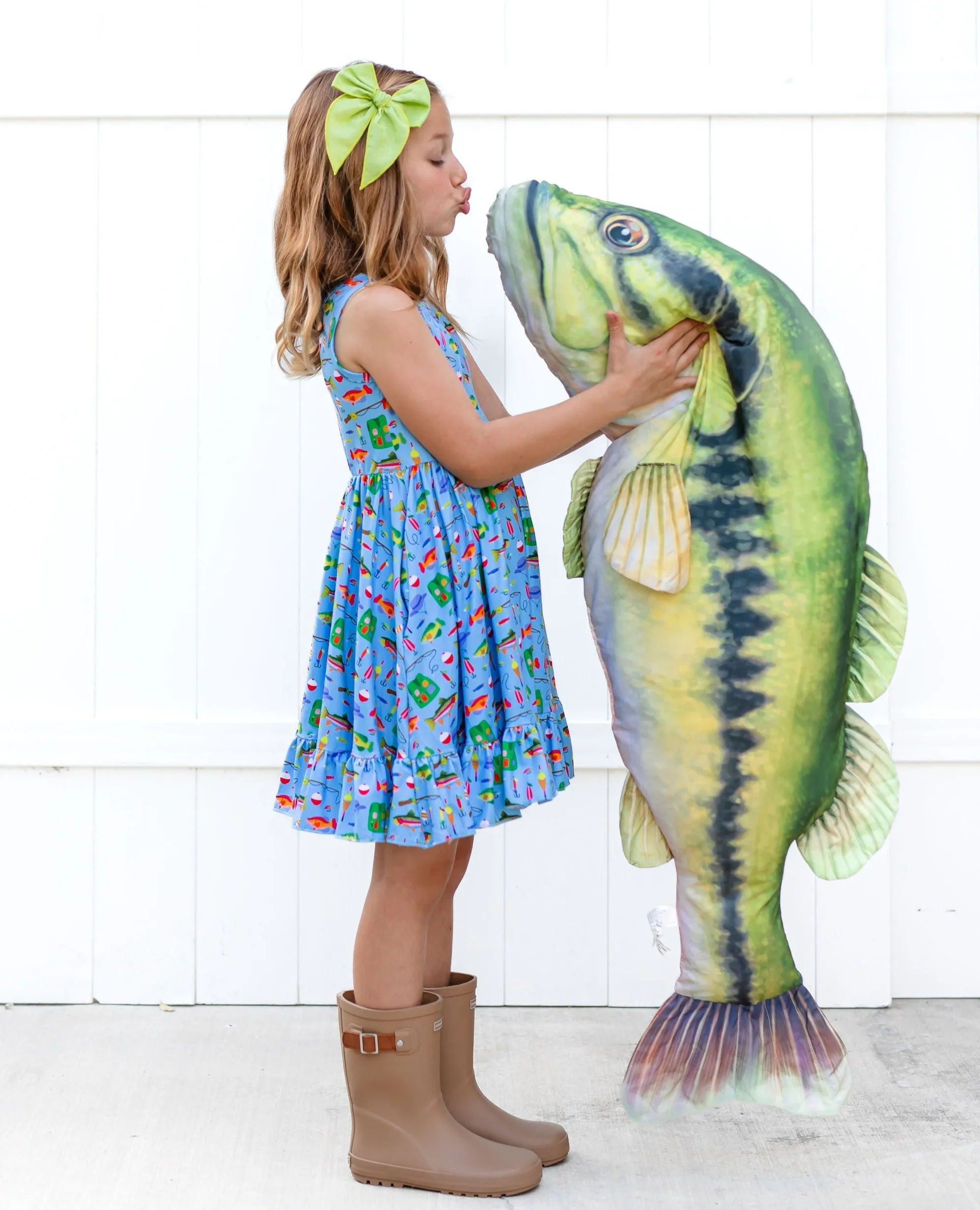 Gone Fishing Sleeveless Charm Dress