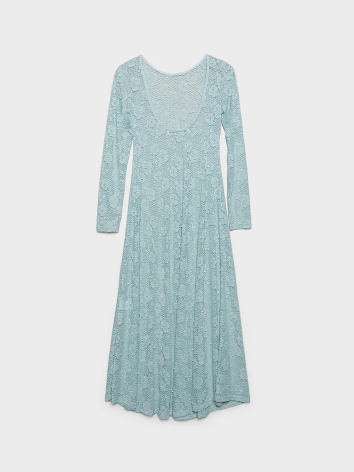 Greta Dress in Misty Blue