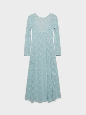 Greta Dress in Misty Blue