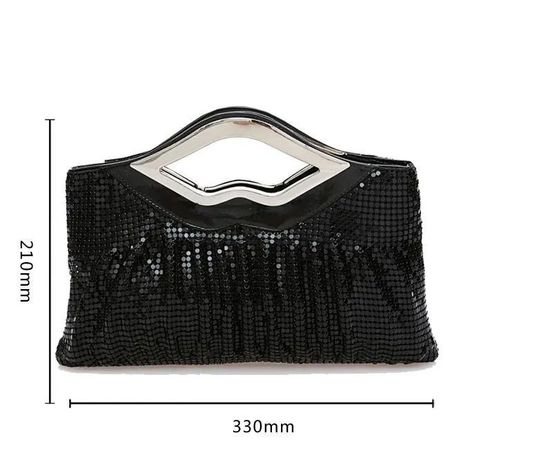 Handmade Sequin Beaded Clutch