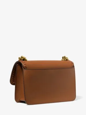 Heather Large Leather Shoulder Bag