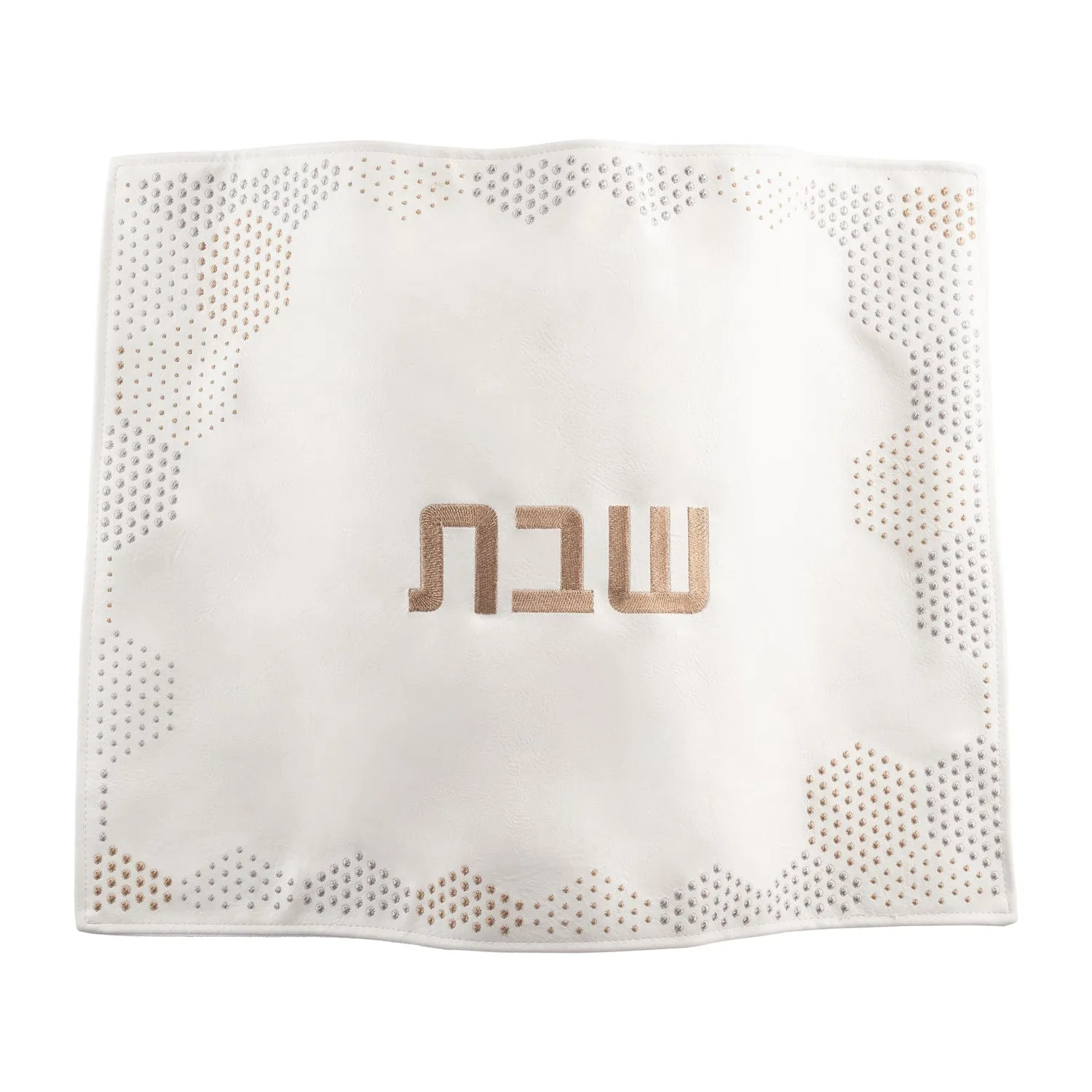 Hexagon Dot Border Challah Cover