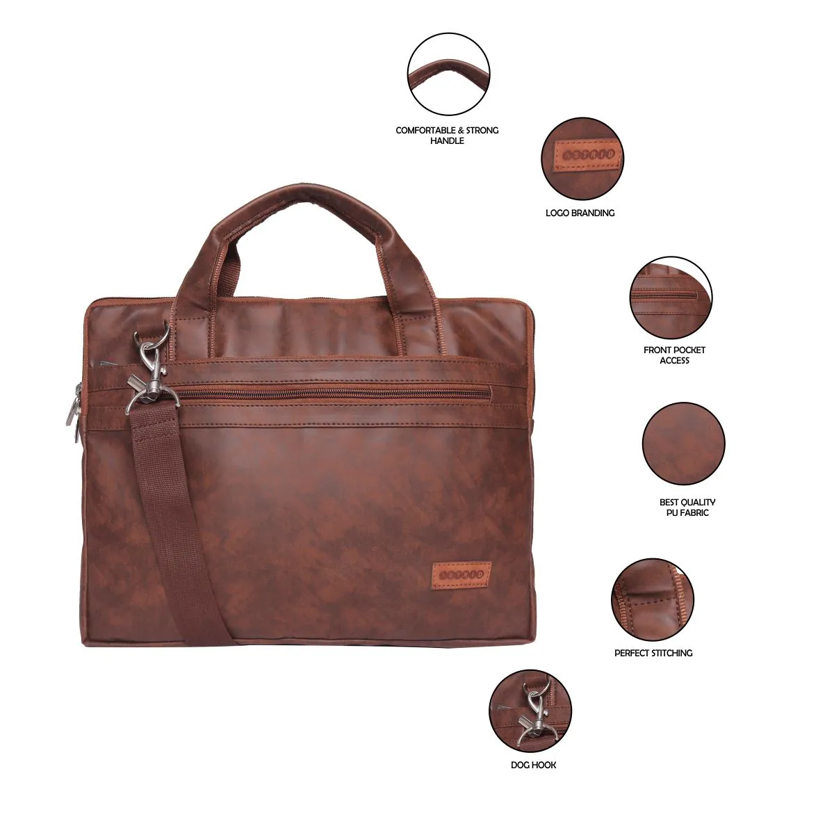 High Quality Pu Laptop Bag