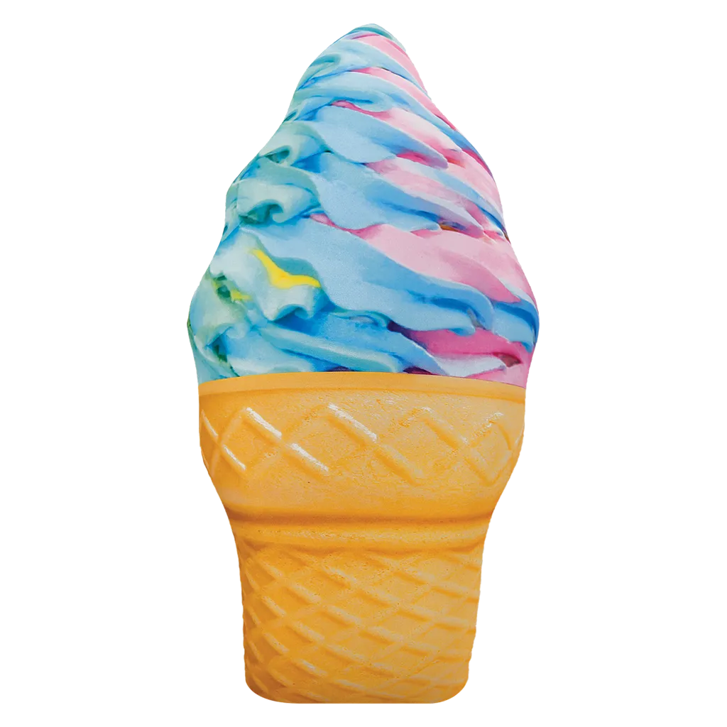 iScream Pastel Cone Bubblegum Scented Microbead Plush