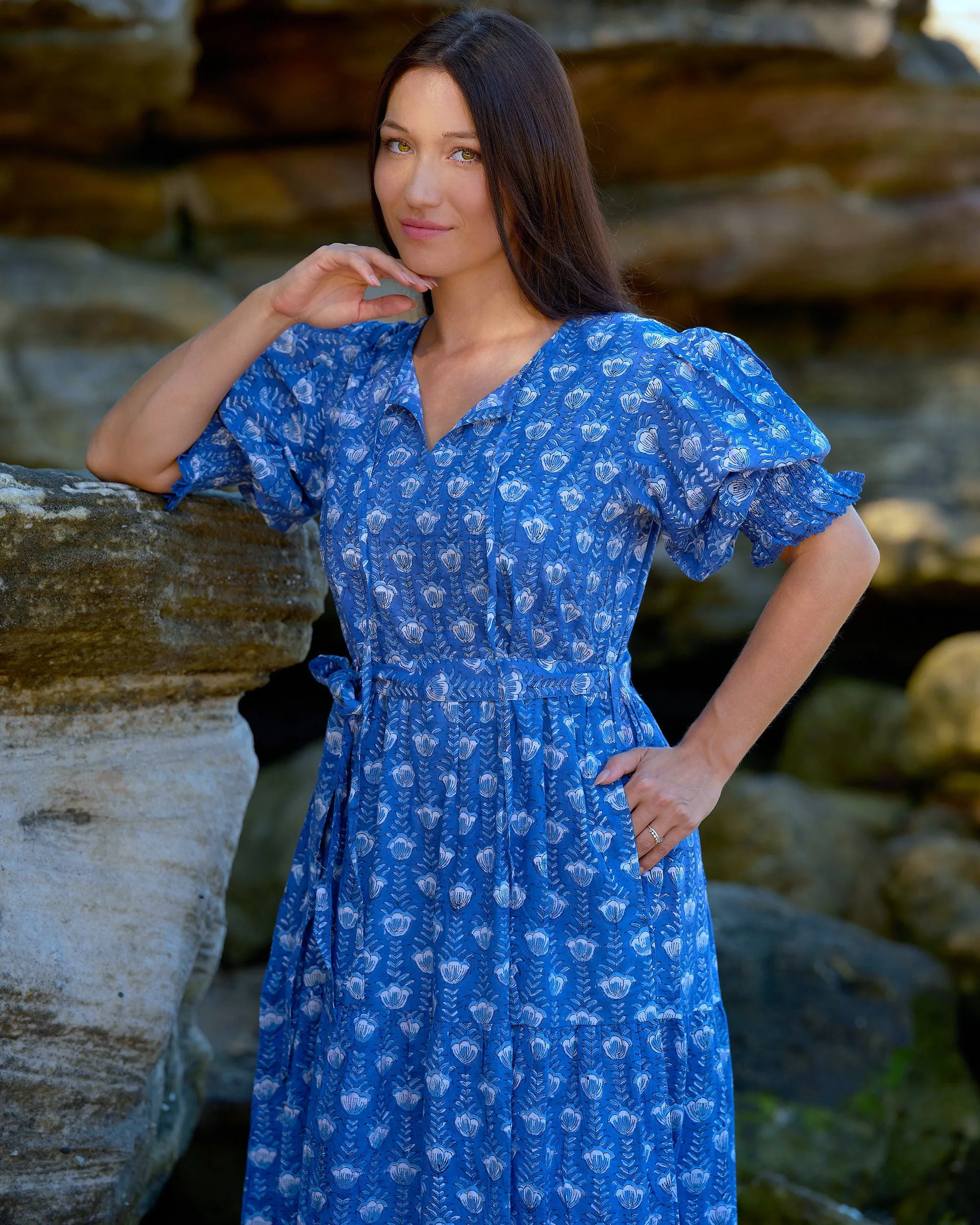 Jasmine Maxi in Bluebell