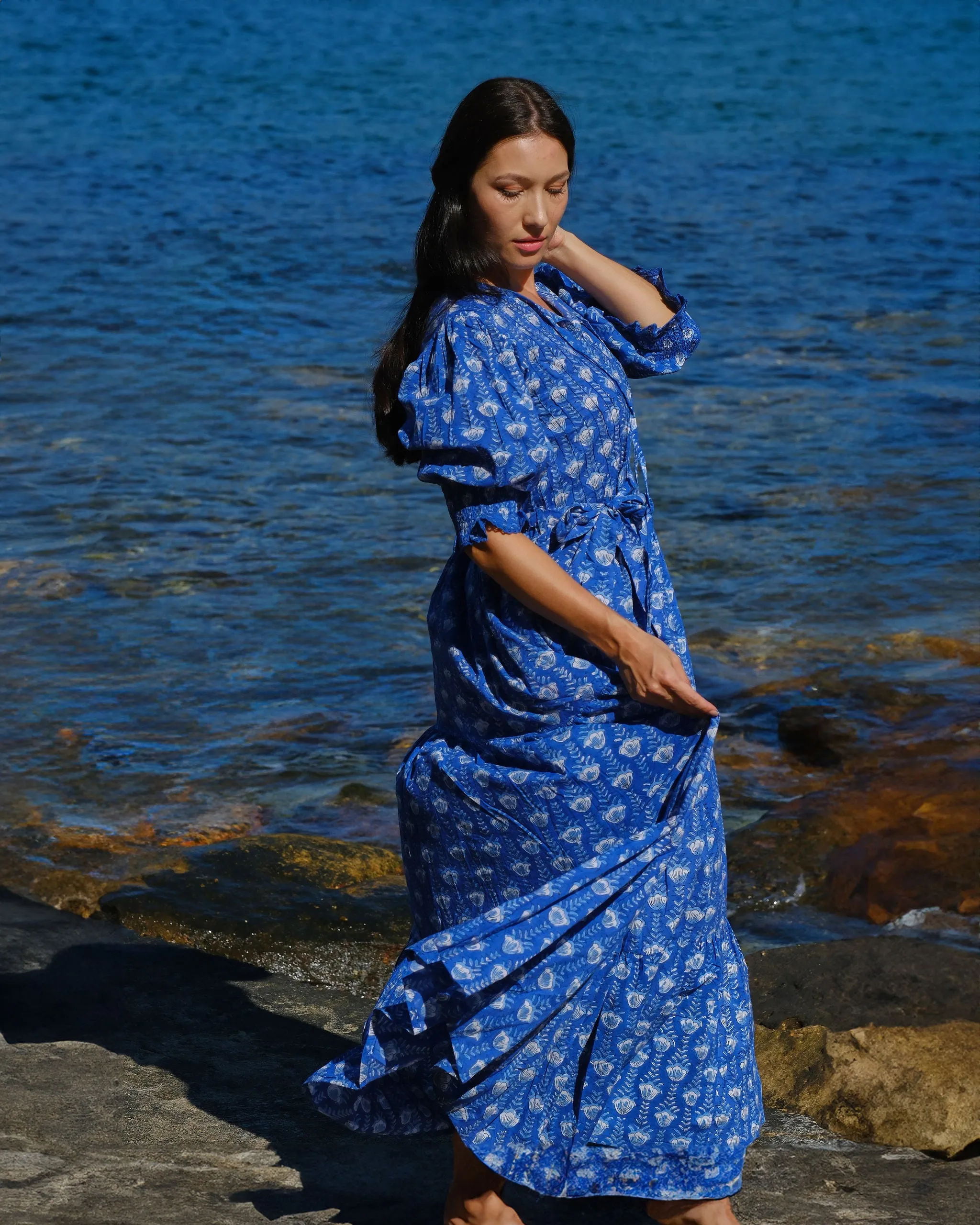 Jasmine Maxi in Bluebell