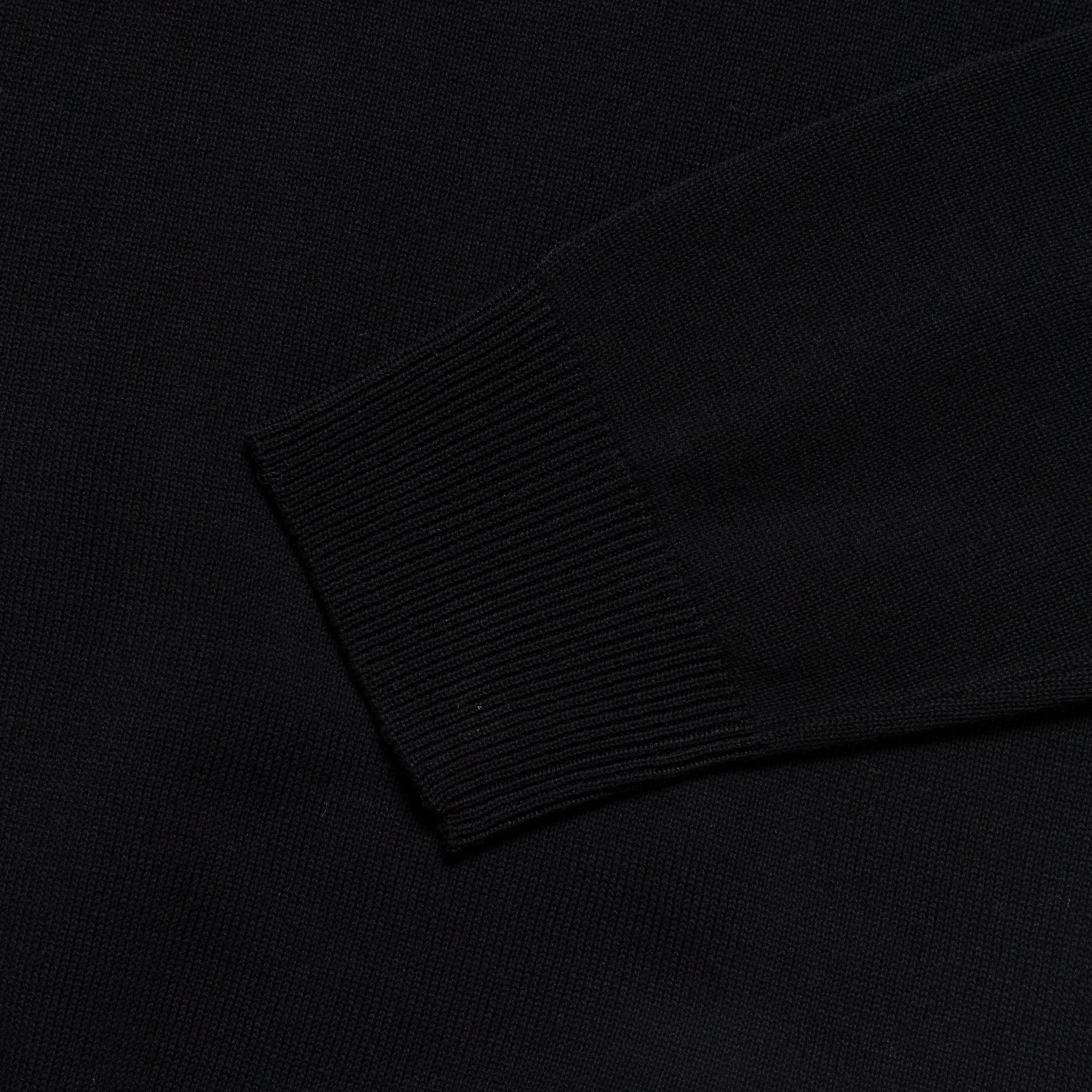 Knit Polo 12G - Black