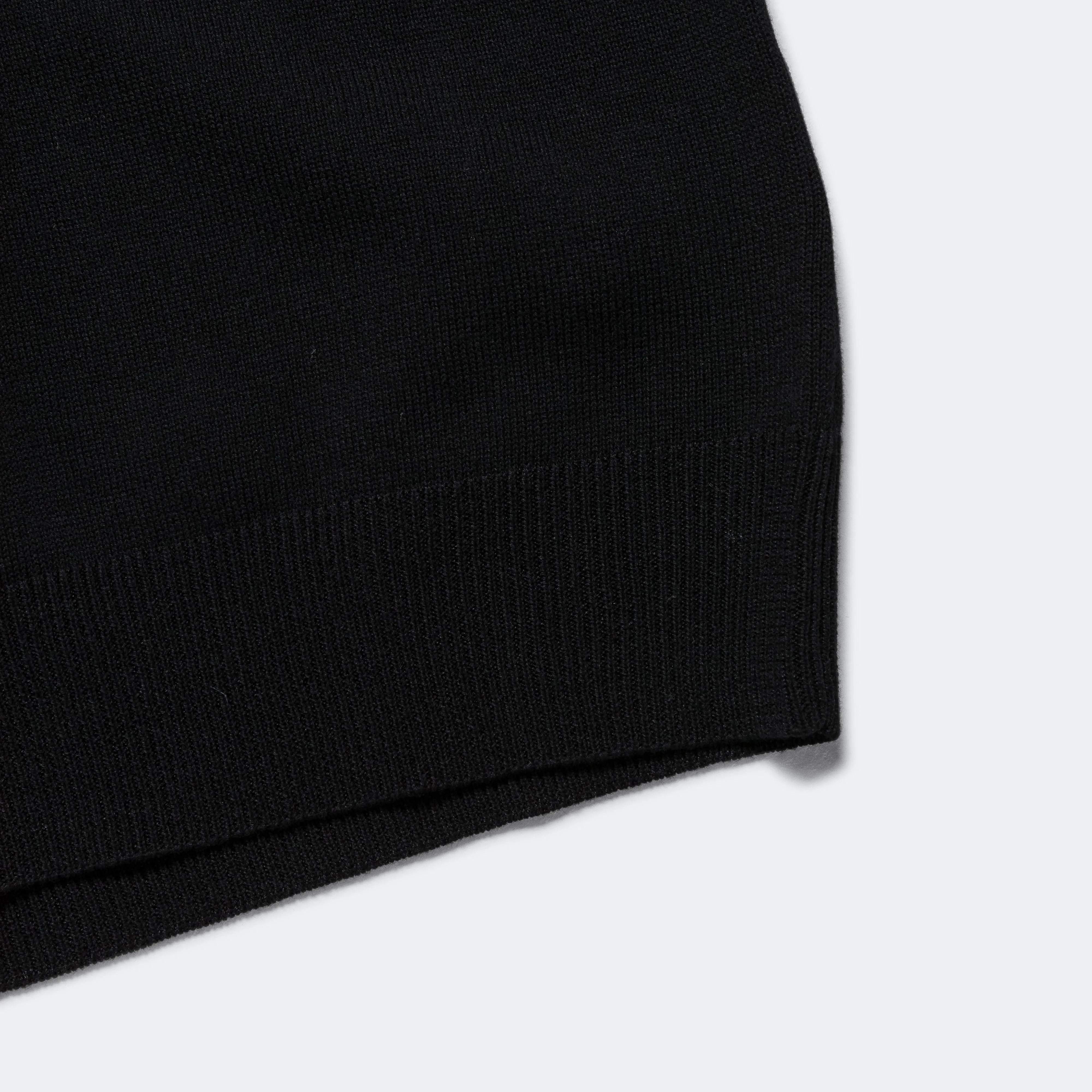 Knit Polo 12G - Black