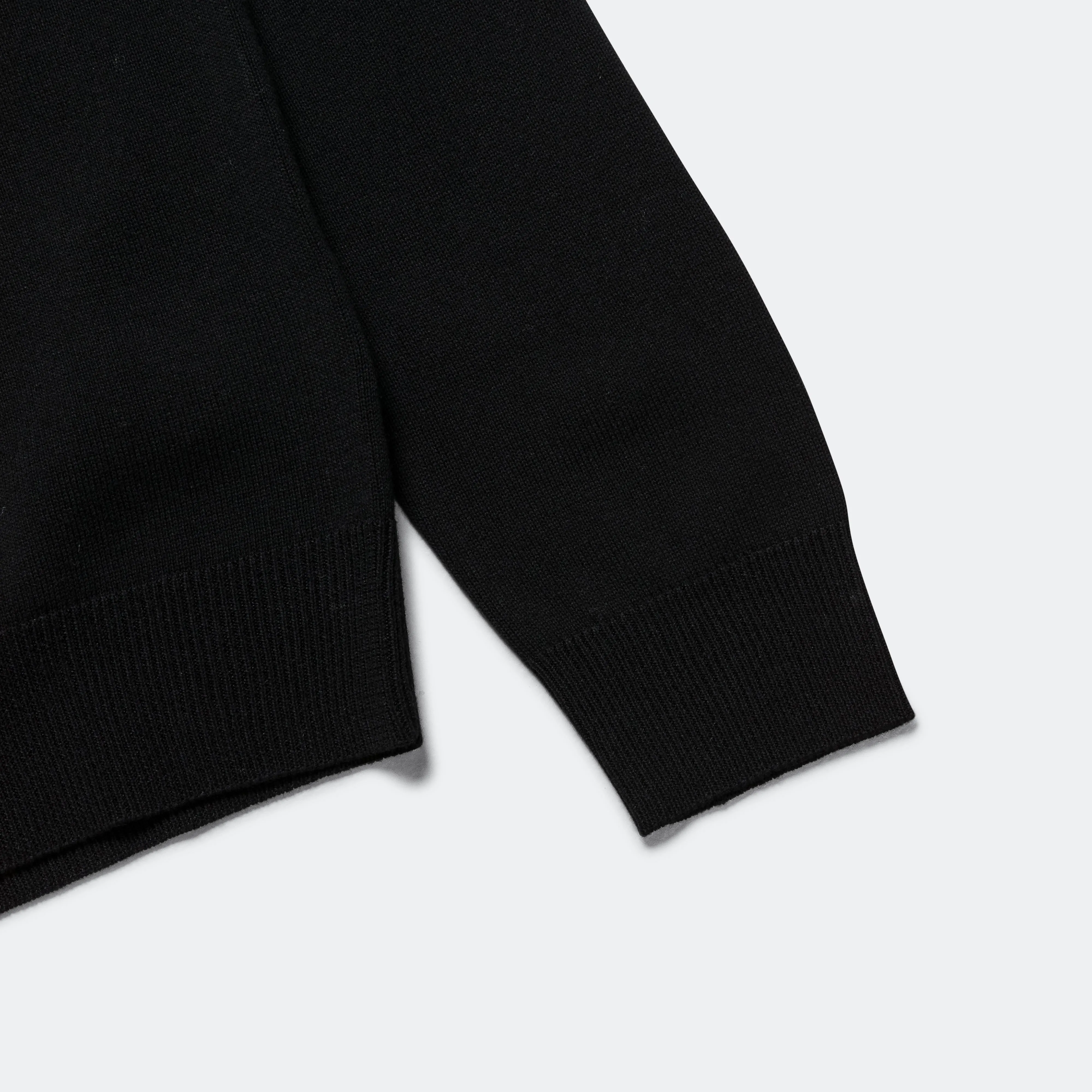 Knit Polo 12G - Black