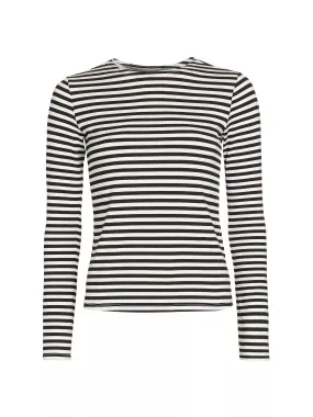 L'AGENCE TESS STRIPED CREW NECK