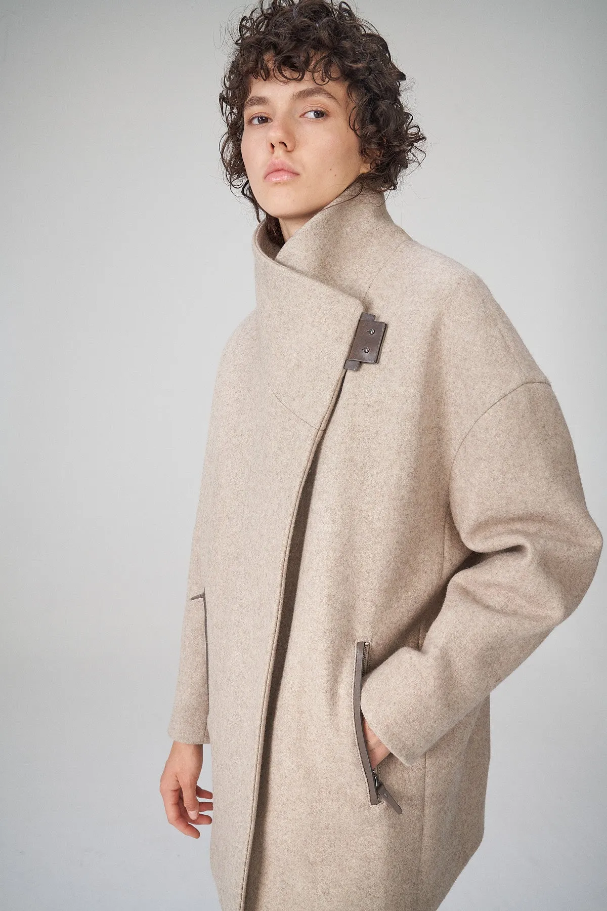 Latte Wool Coat