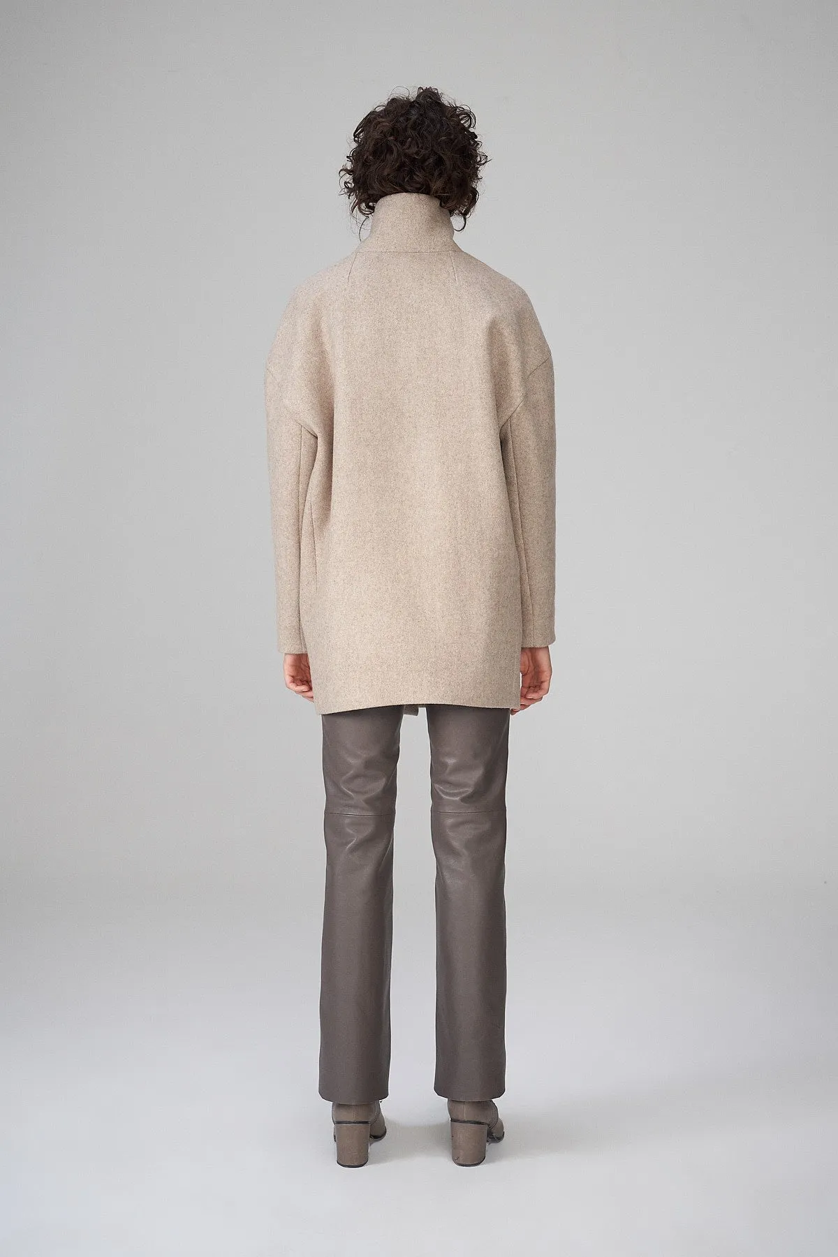 Latte Wool Coat