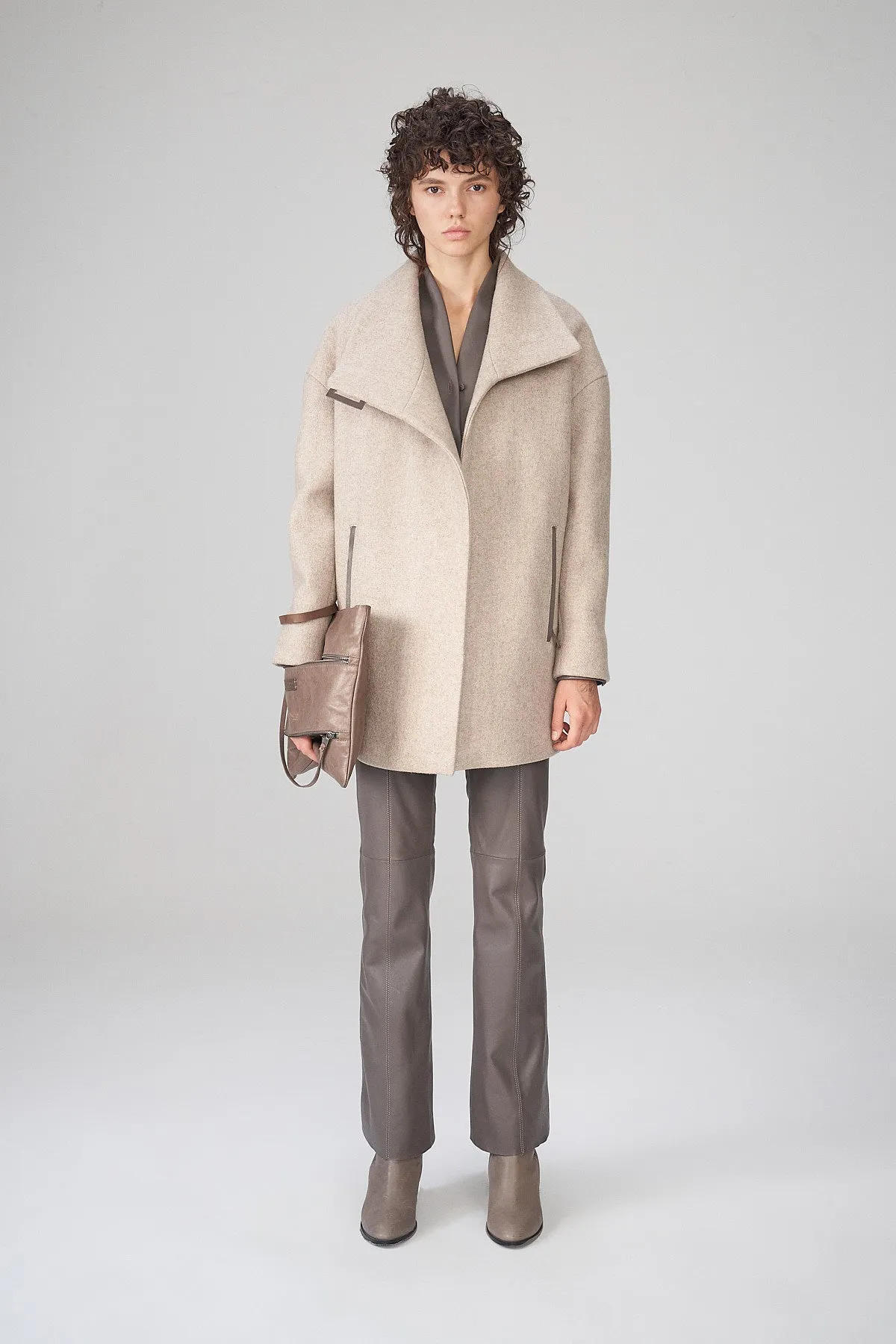 Latte Wool Coat