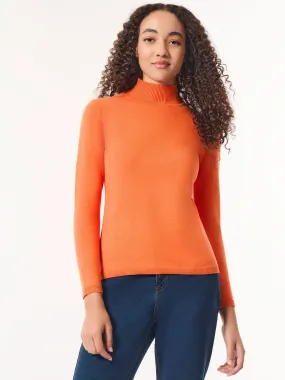 Long Sleeve Mock Neck Sweater