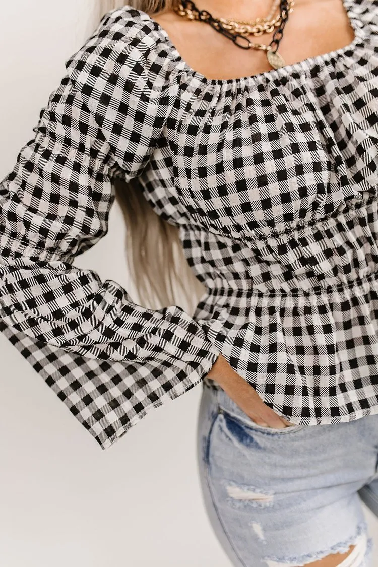 Lyra Gingham Top