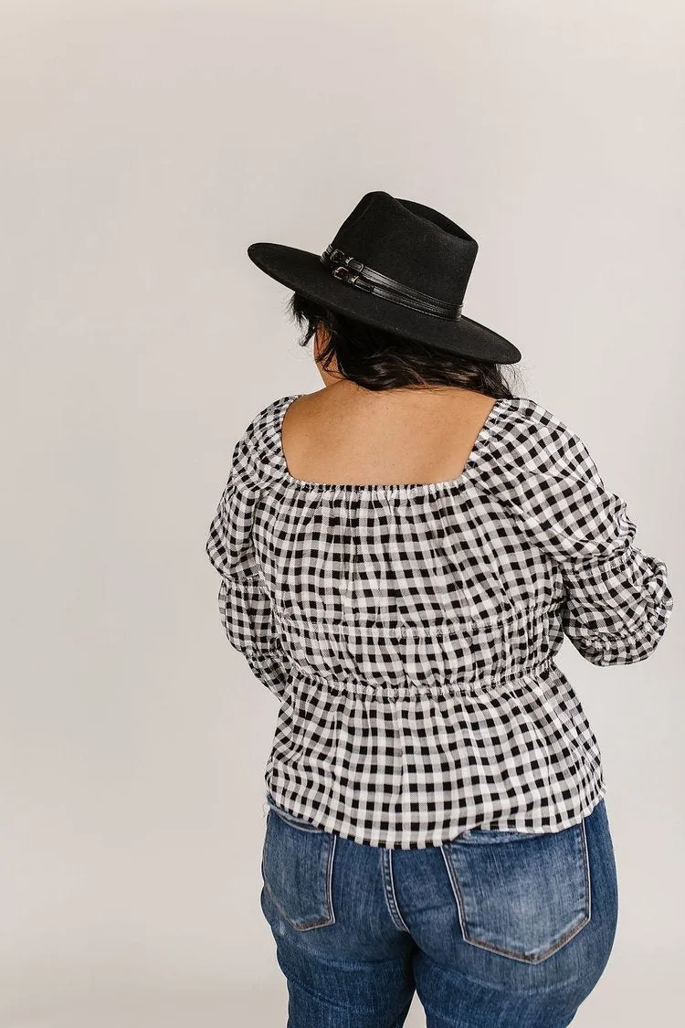 Lyra Gingham Top