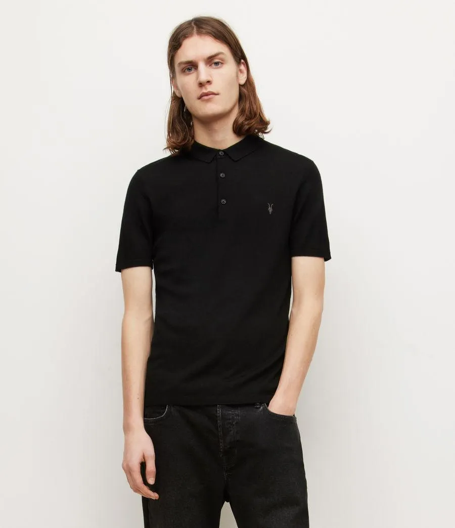 Mode Merino Short Sleeve Polo Knitwear