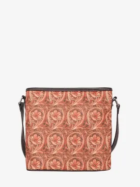 Montana West Floral Print Canvas Crossbody