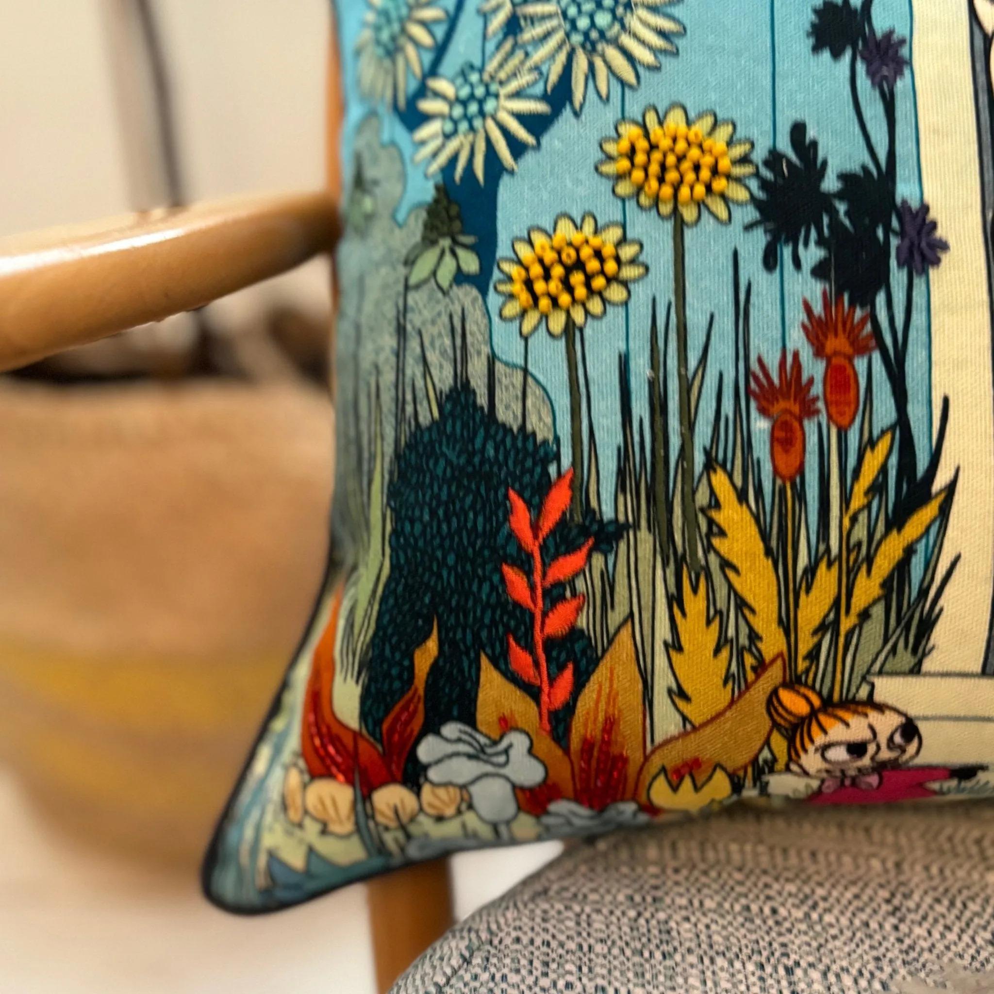 Moomin Riviera Cushion