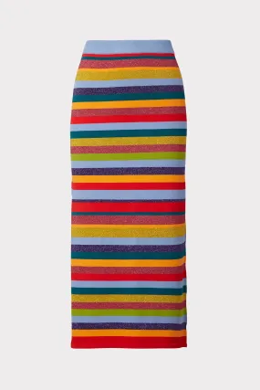 Multi Striped Skirt