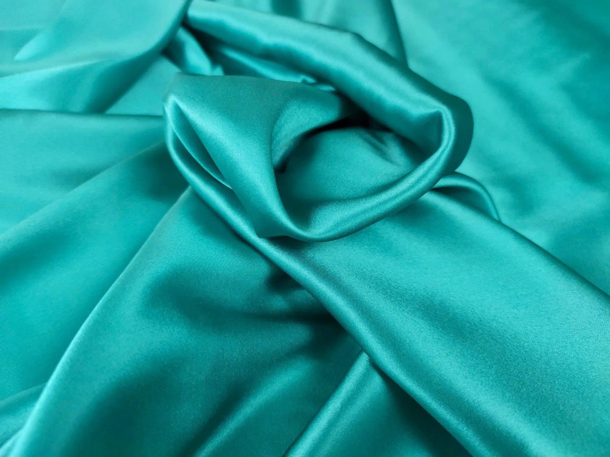 Natural Silk Satin with Elastane - 15 Colors Available