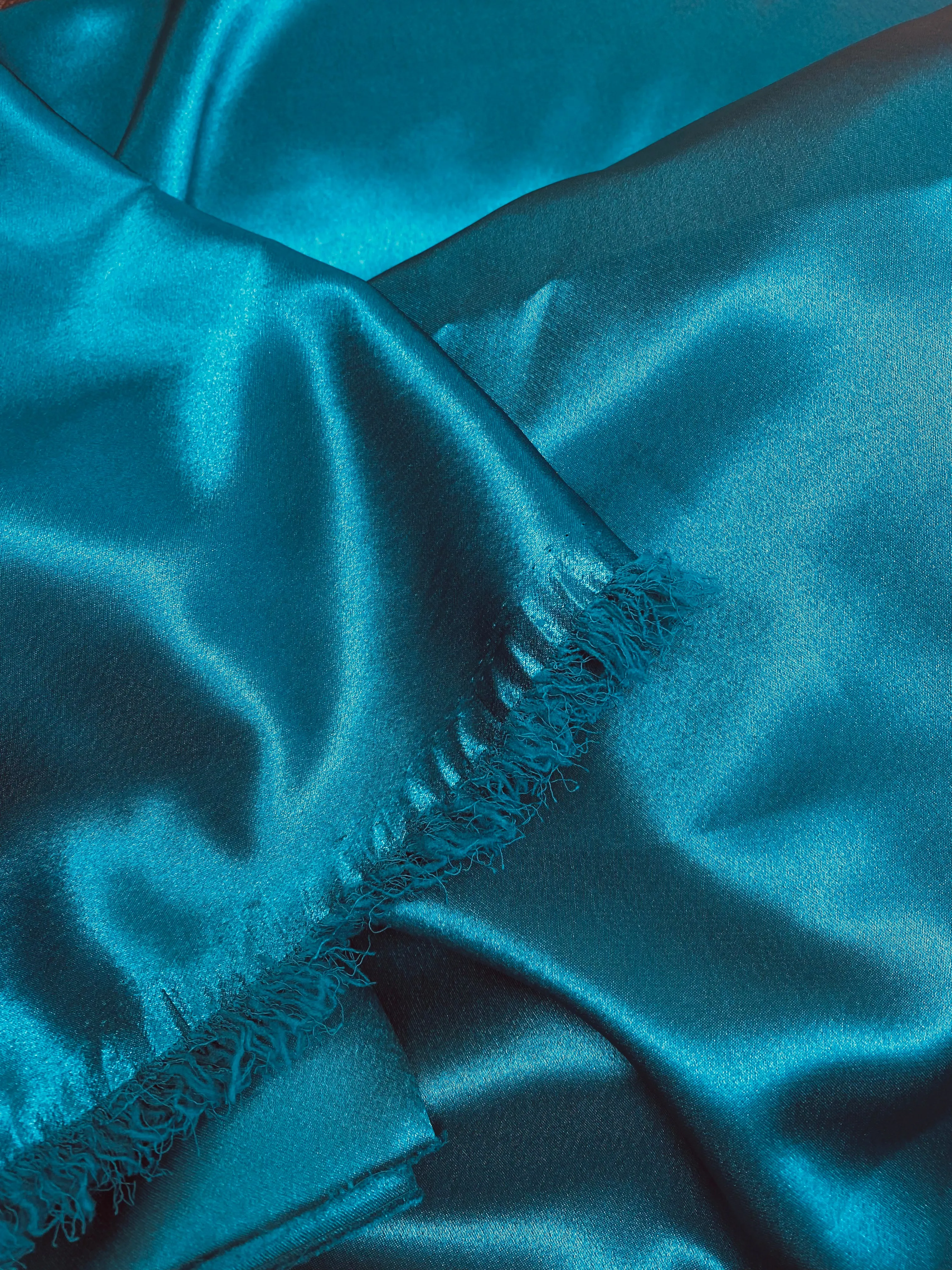 NEW Duchess Malaika "Faux Silk" Satin in Solid Teal