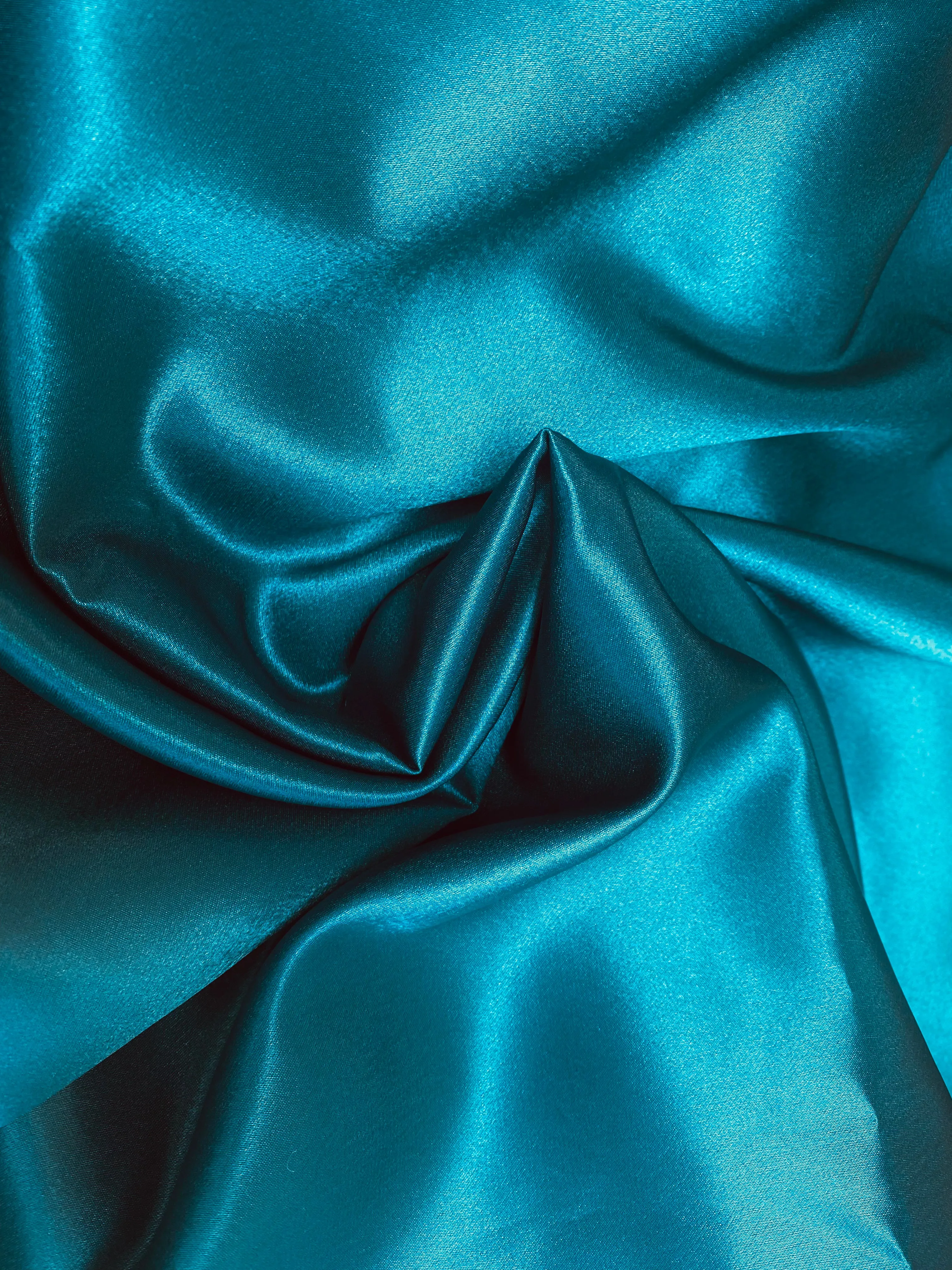 NEW Duchess Malaika "Faux Silk" Satin in Solid Teal