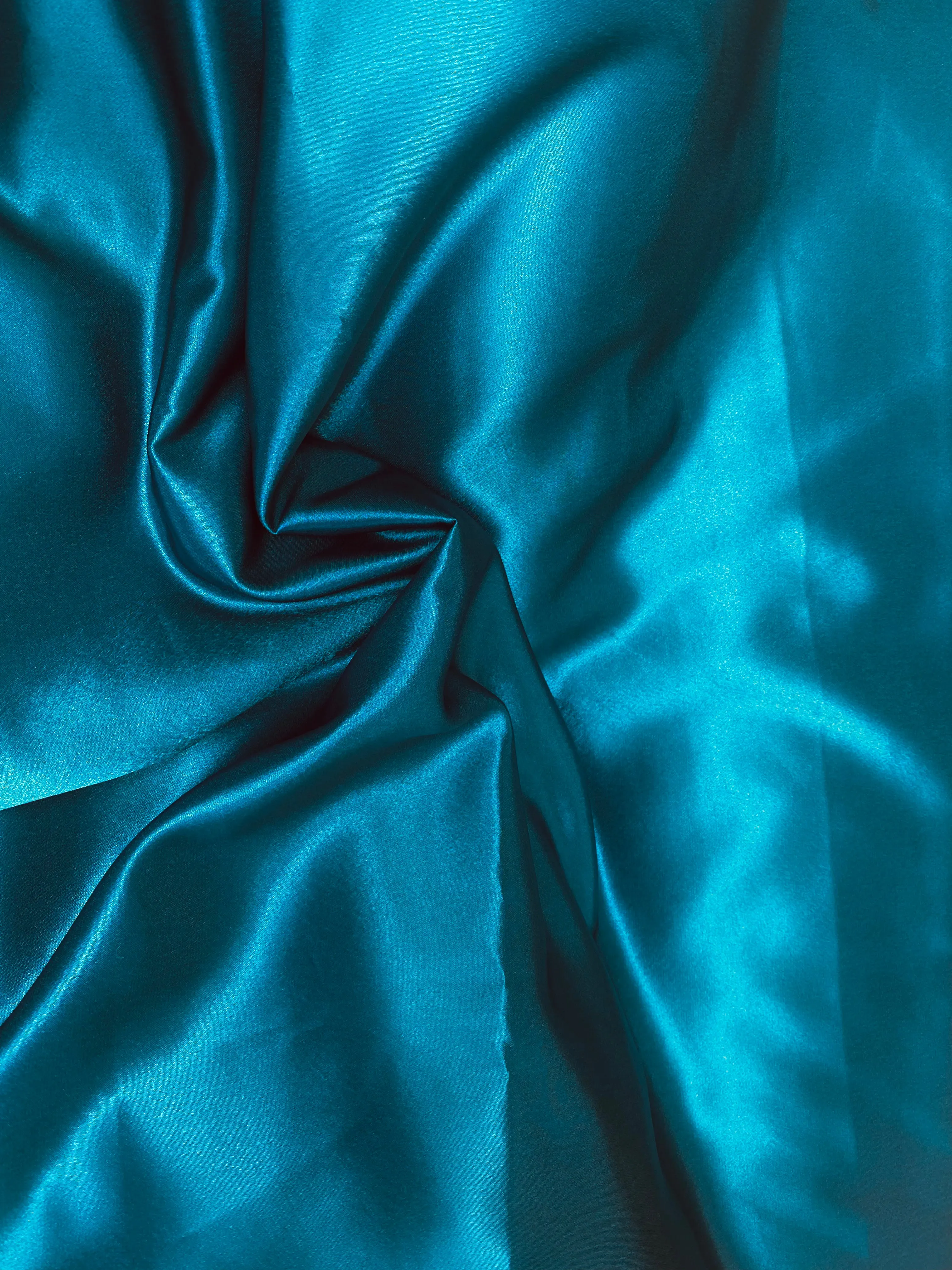 NEW Duchess Malaika "Faux Silk" Satin in Solid Teal