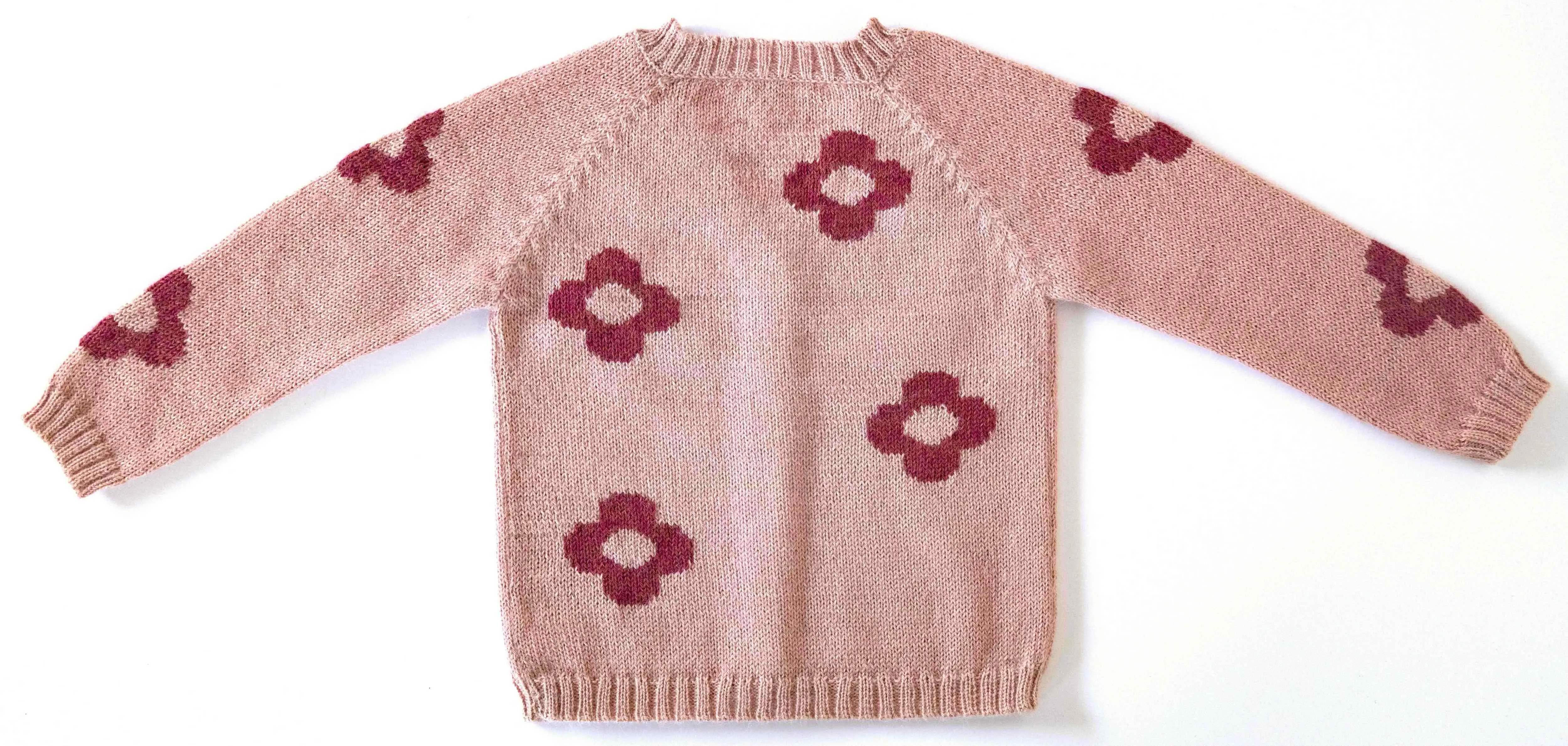 NW510 ROSES ON ROSE CARDIGAN