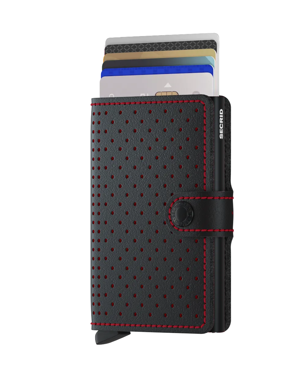 Perforated Leather Miniwallet