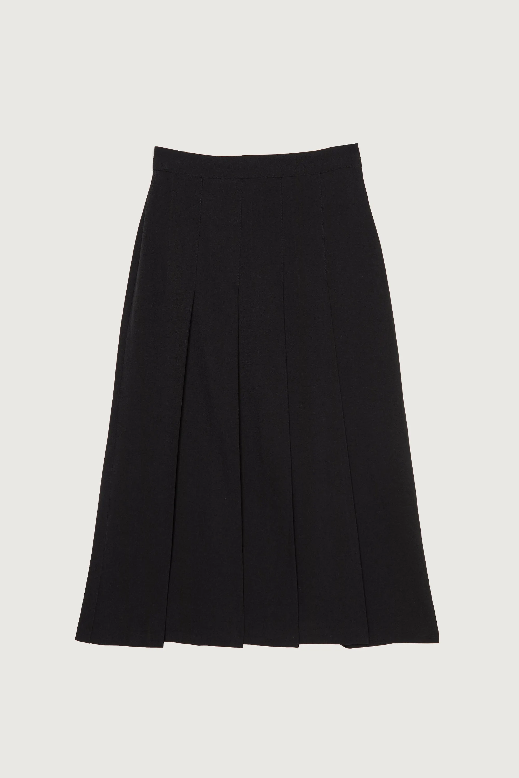 PLEATED MIDI SKIRT