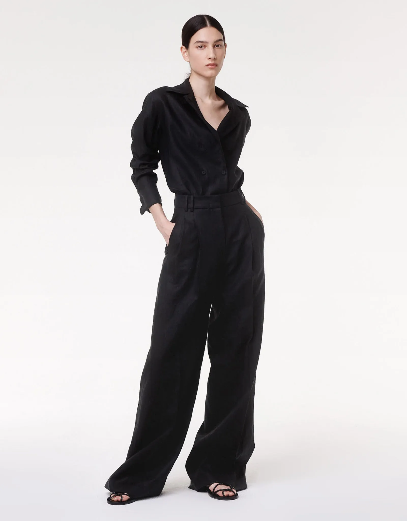 Pleated Trouser