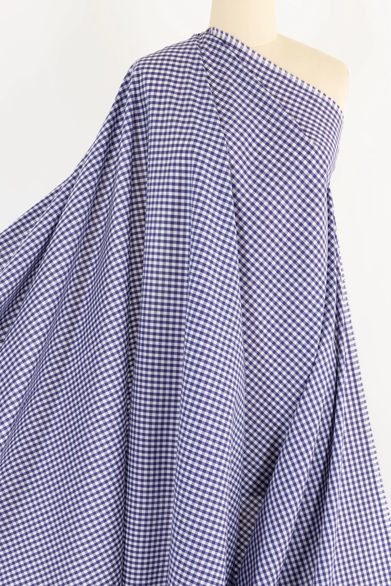 Plum Dandy Japanese Cotton Gingham Woven (3 units)1 ½ yards