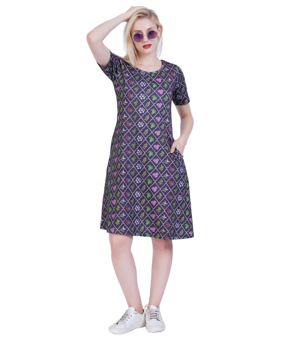 Poisonous Plants Swing Dress