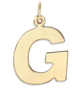 "G" Cutout Letter Charm