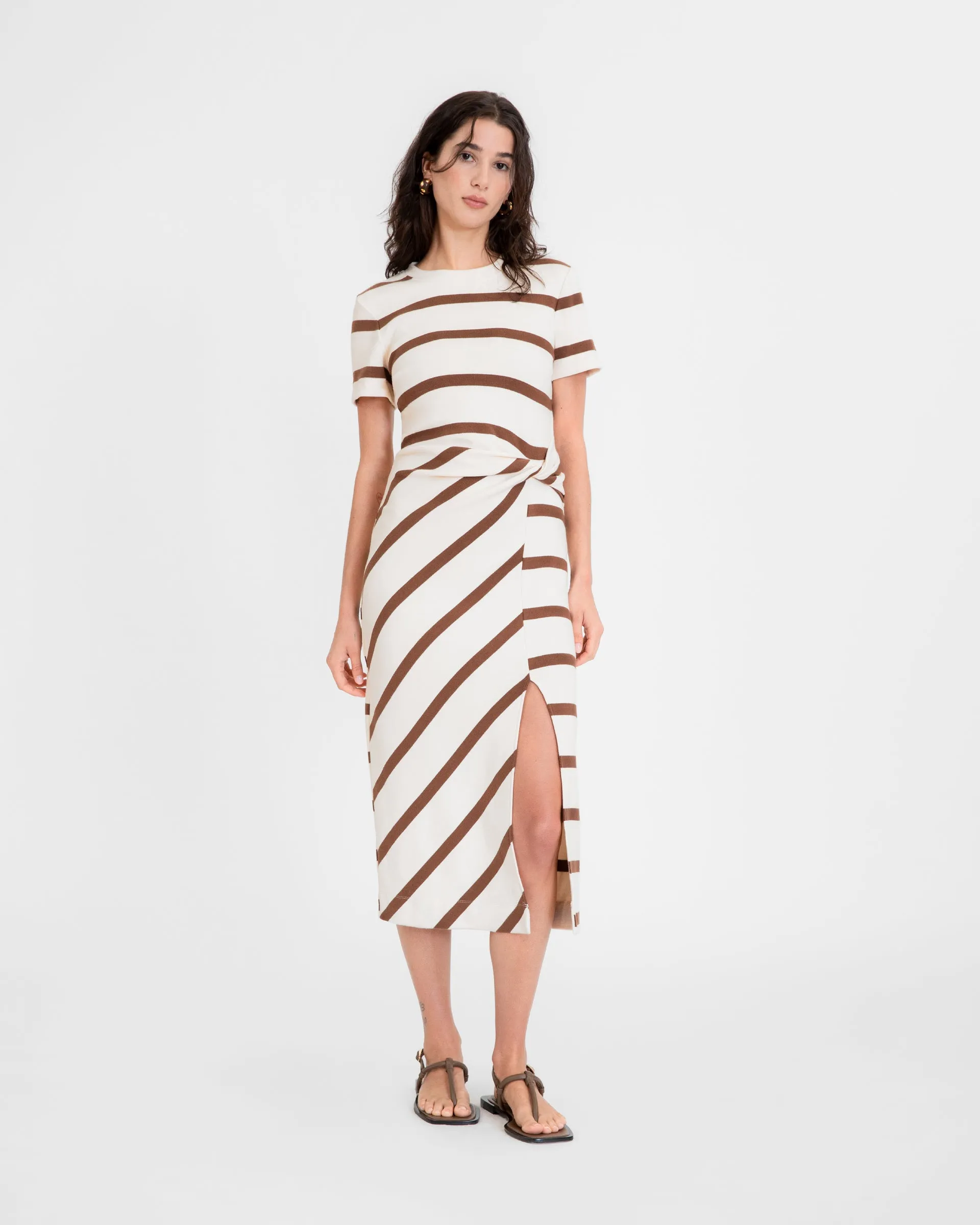 Short Sleeve Striped Cody Dress