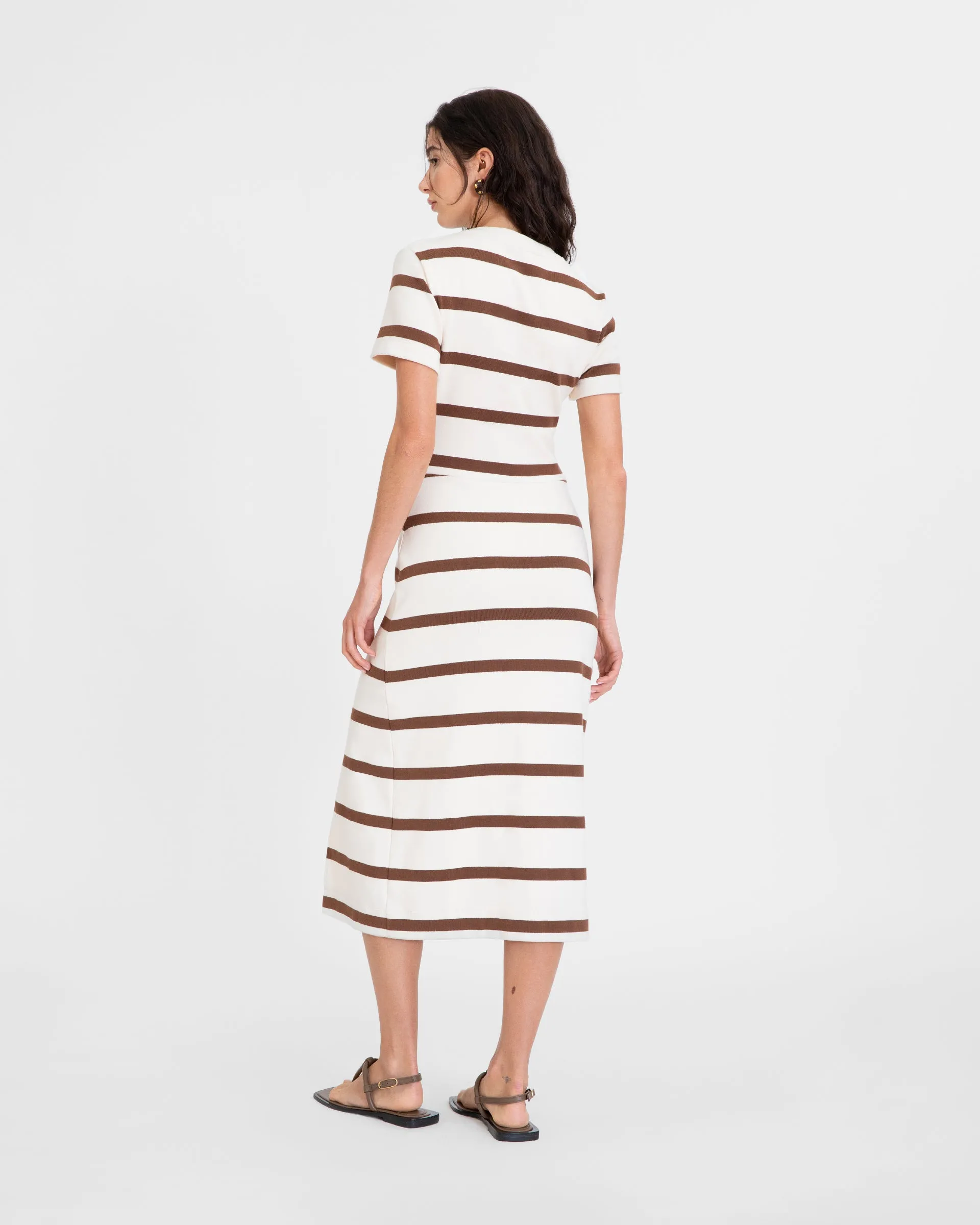 Short Sleeve Striped Cody Dress