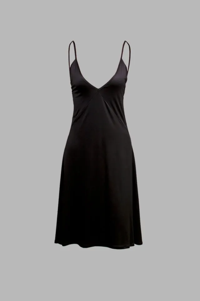 Sienna Dress Short - black