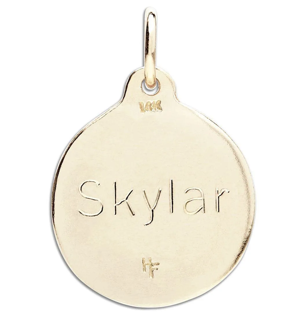 Star of David Disk Charm