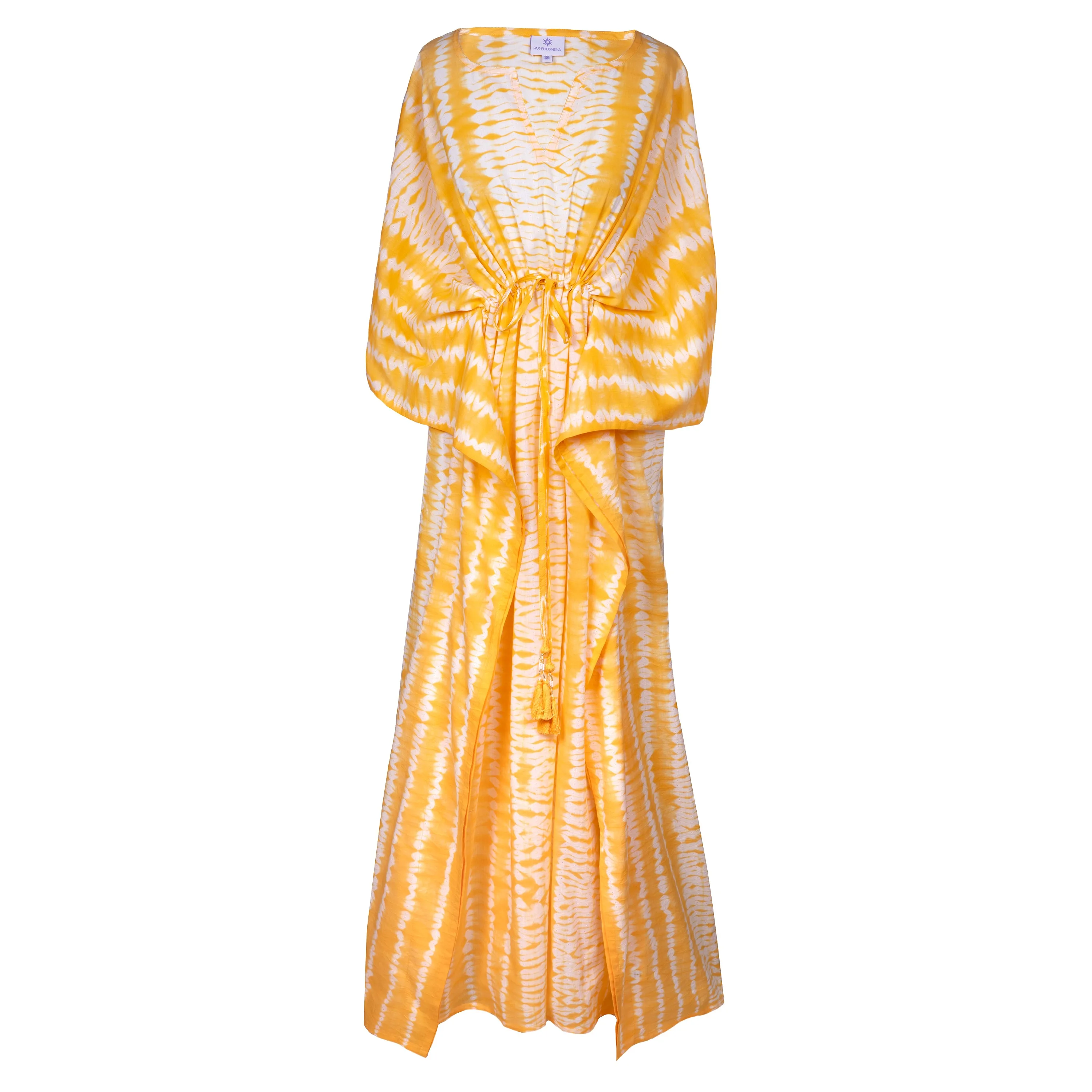 Sunshine Needle Shibori Maxi Kaftan Dress